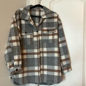 Plaid shacket
